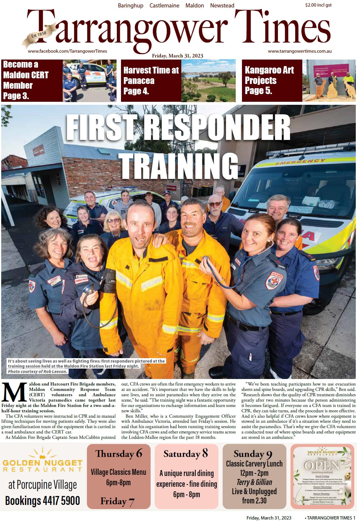 Tarrangower Times 31 March 2023