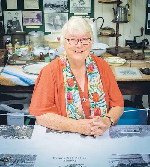 Former teacher, author and co-contributor of many historical books Bev McGuinness helps turn the ‘stuff ’ of yesterday into history.