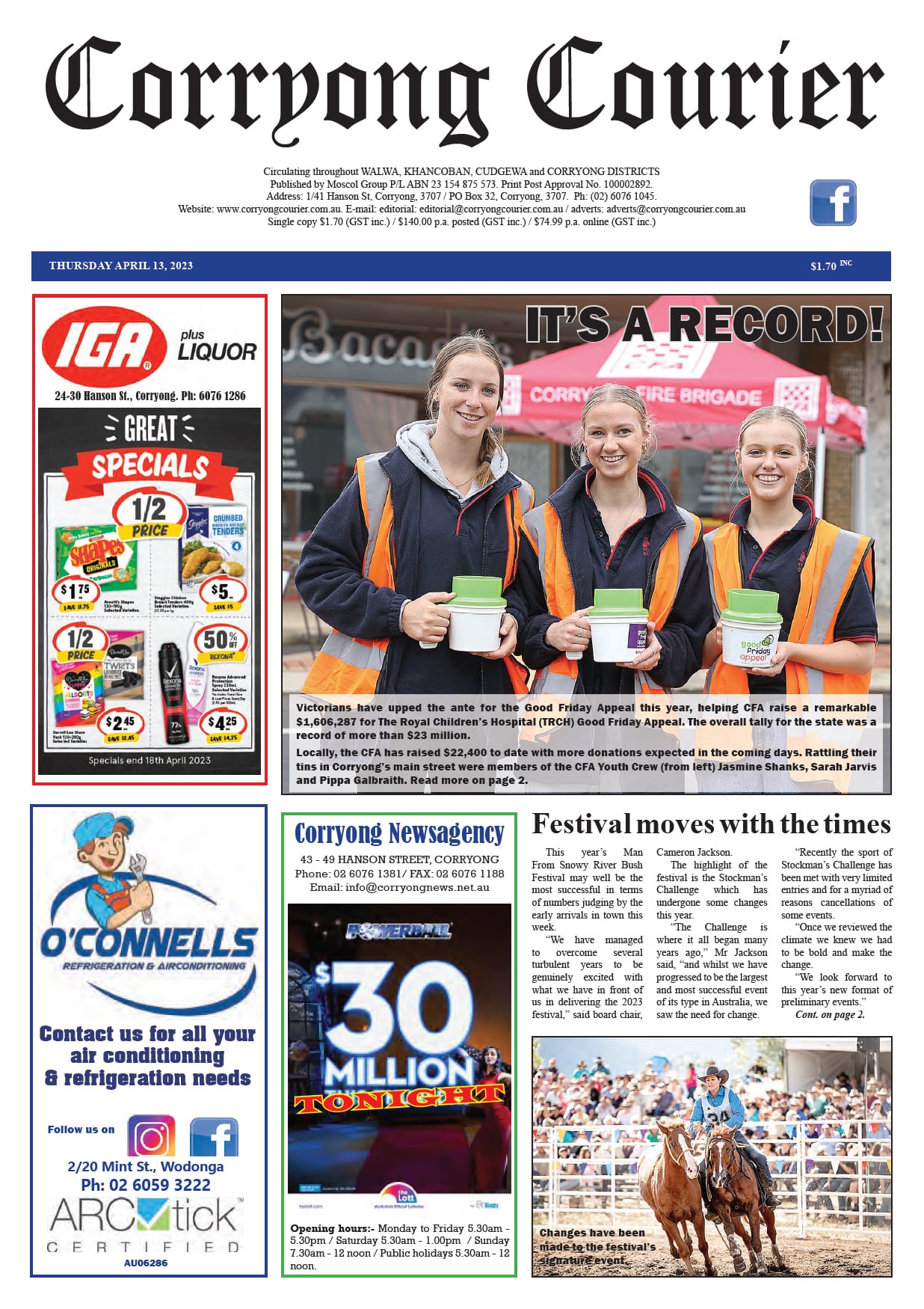 Corryong Courier 13 April 2023
