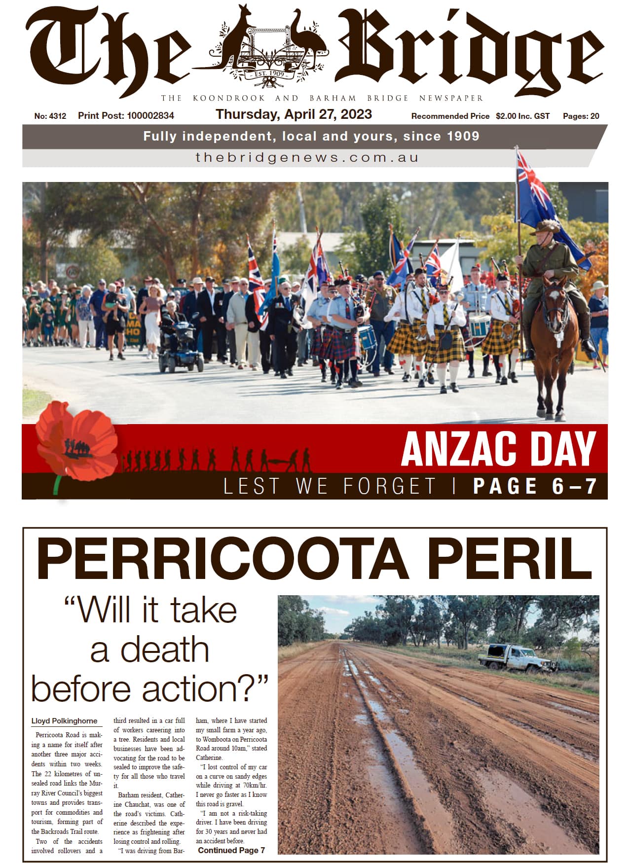 The Koondrook and Barham Bridge Newspaper 27 April 2023