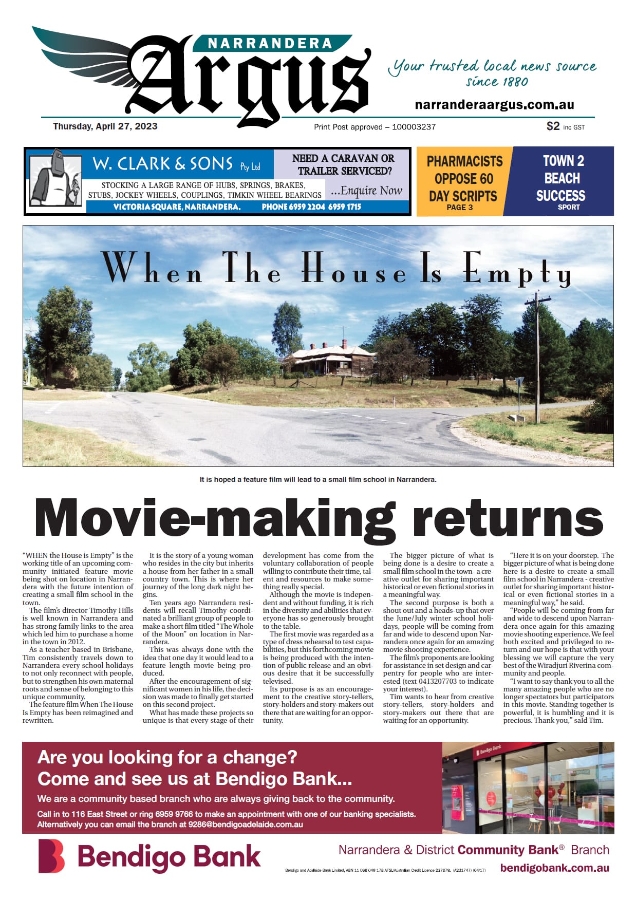 Narrandera Argus 27 April 2023