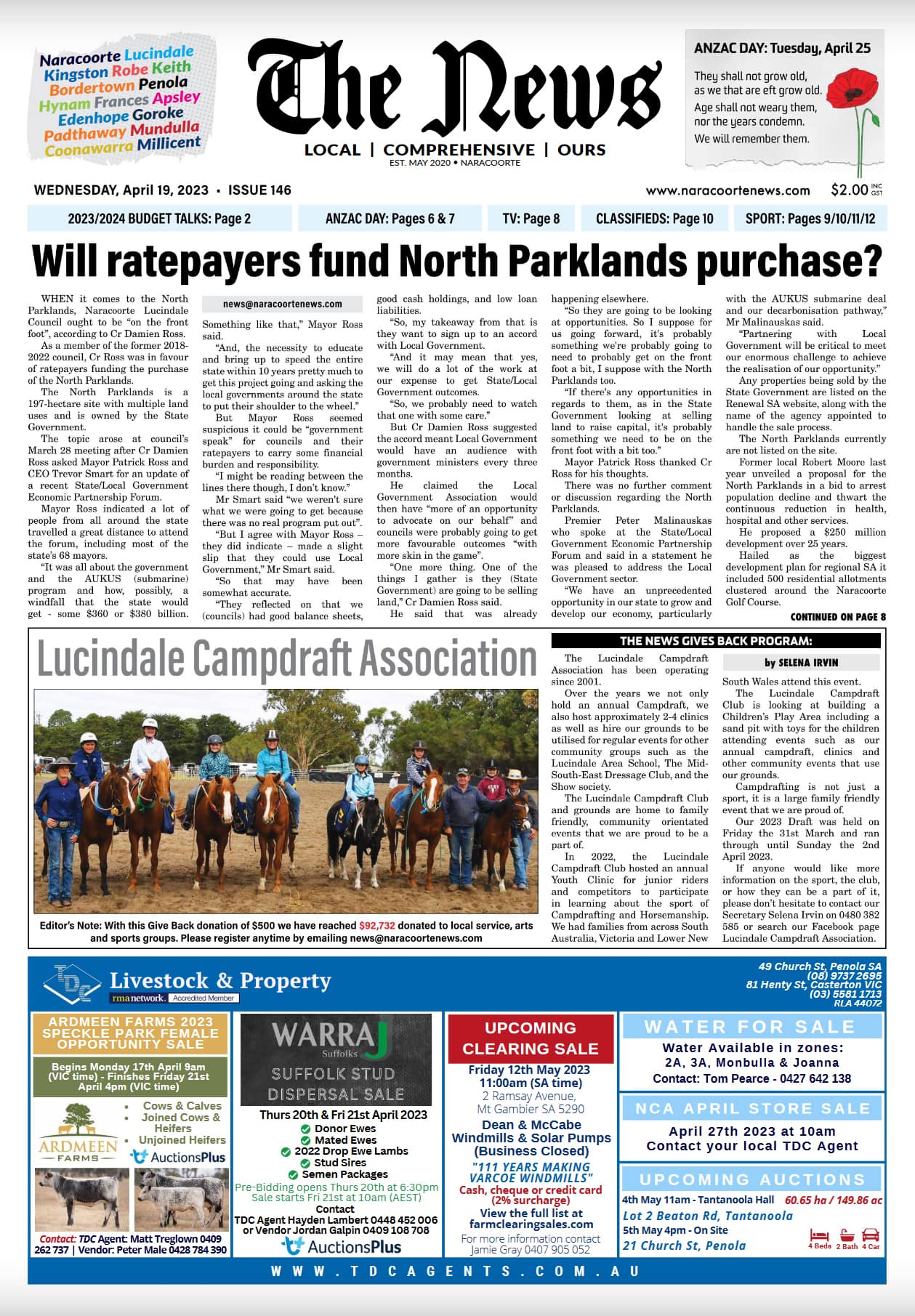 Naracoorte Community News 19 April 2023