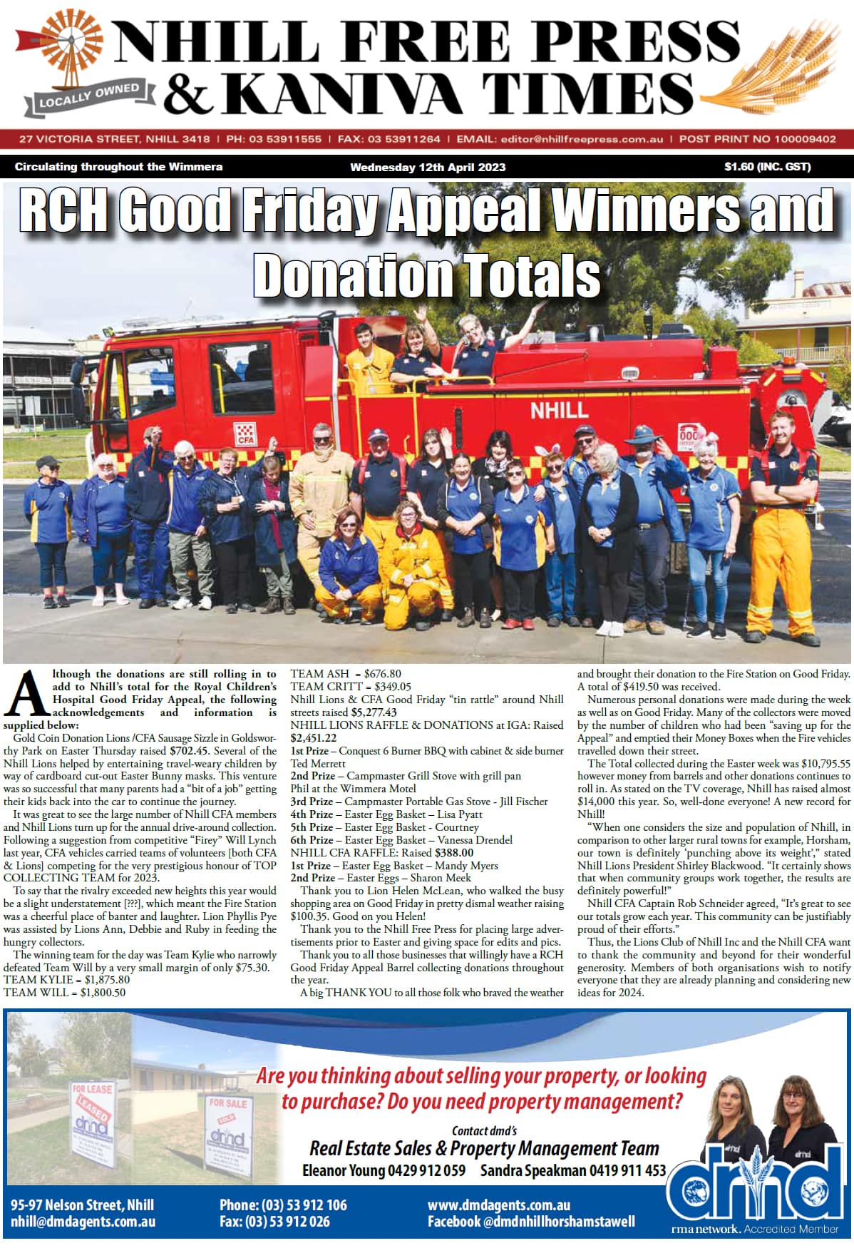 Nhill Free Press & Kaniva Times 12 April 2023