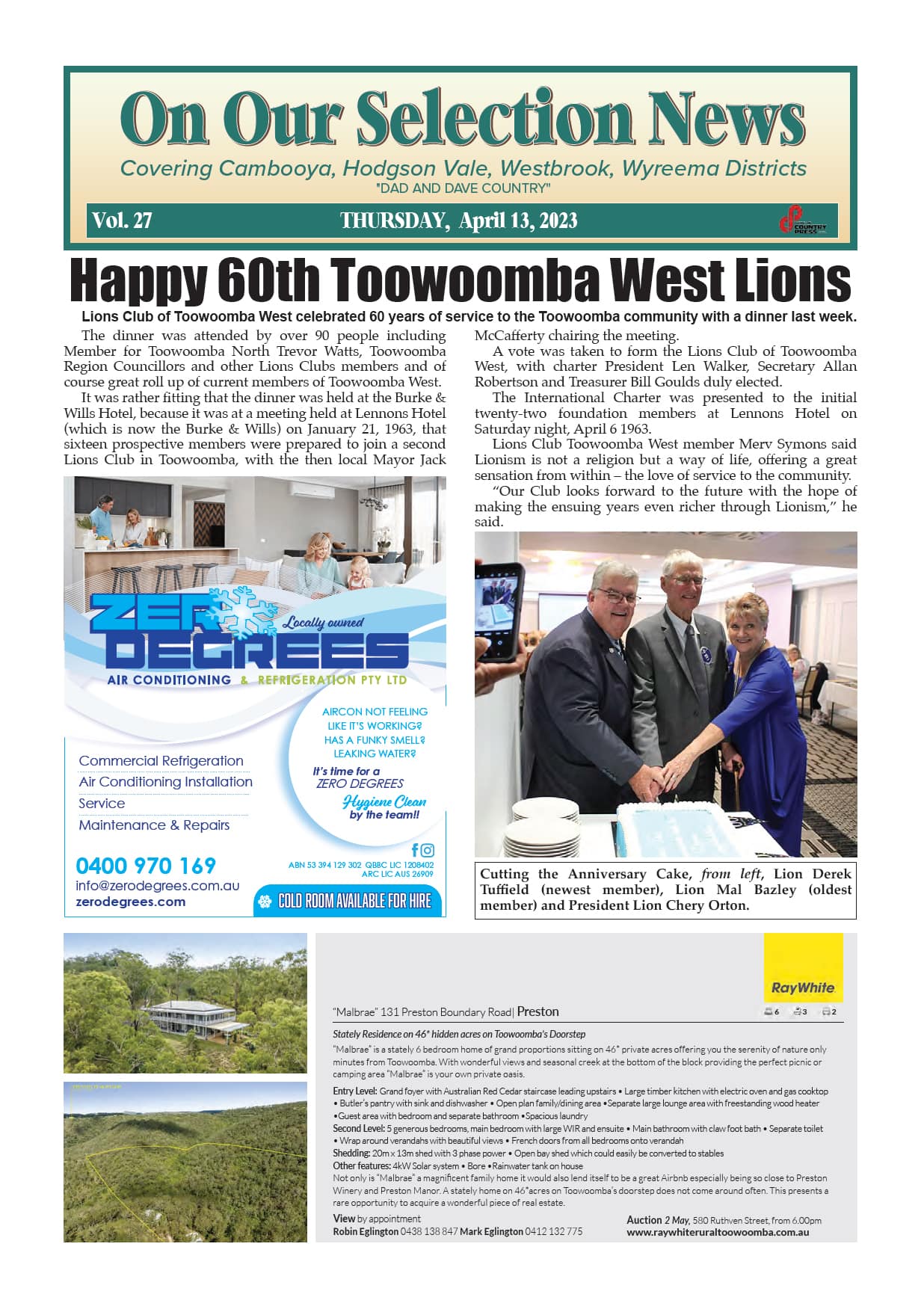 On Our Selection News 13 April 2023