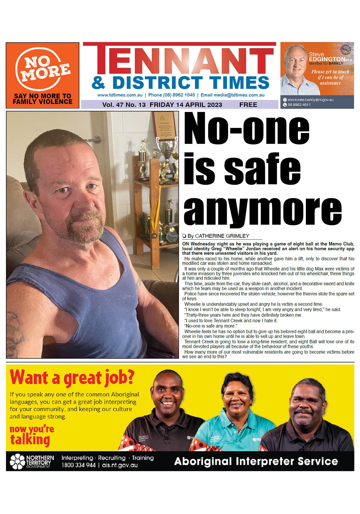 Tennant & District Times 14 April 2023
