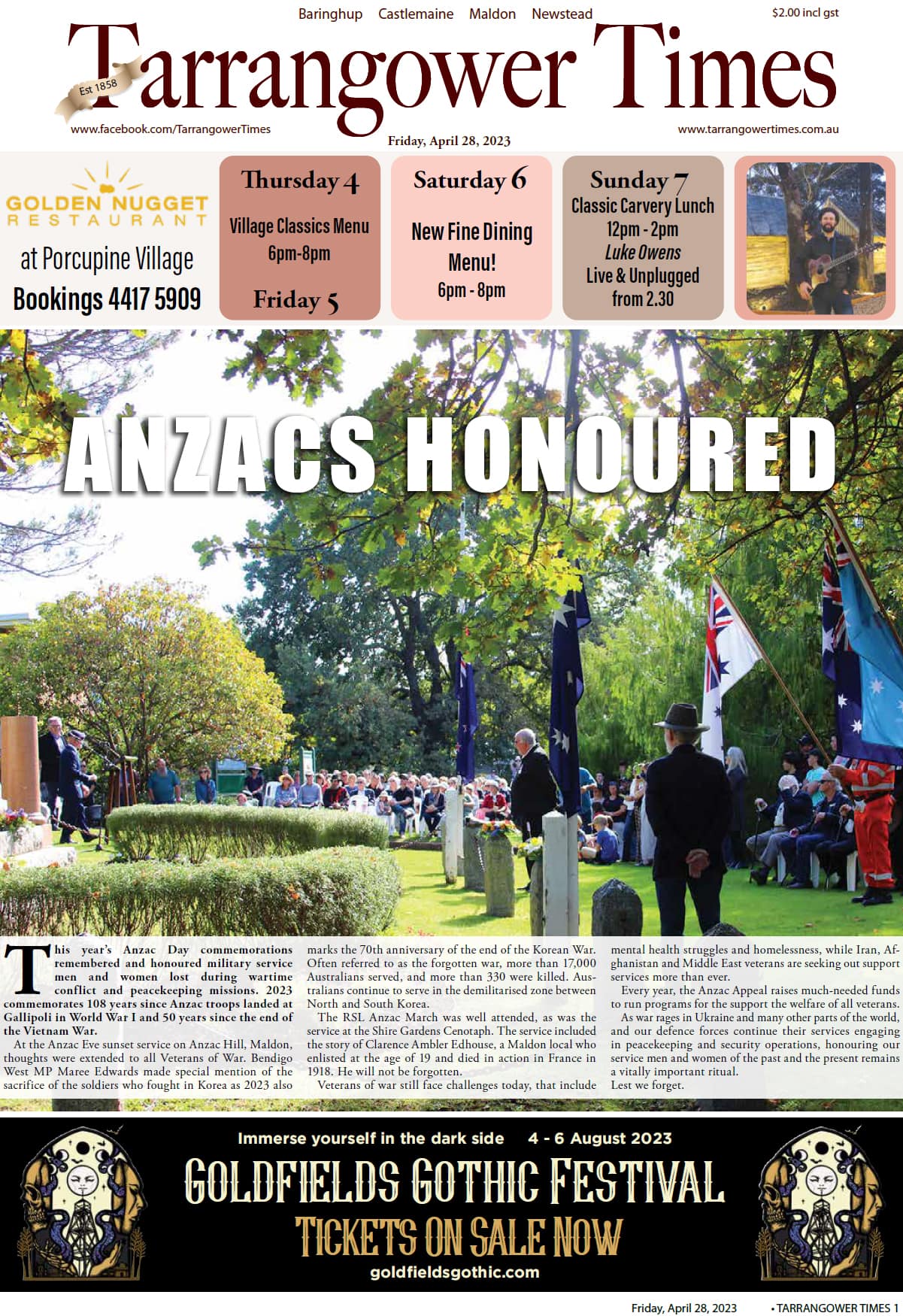 Tarrangower Times 28 April 2023