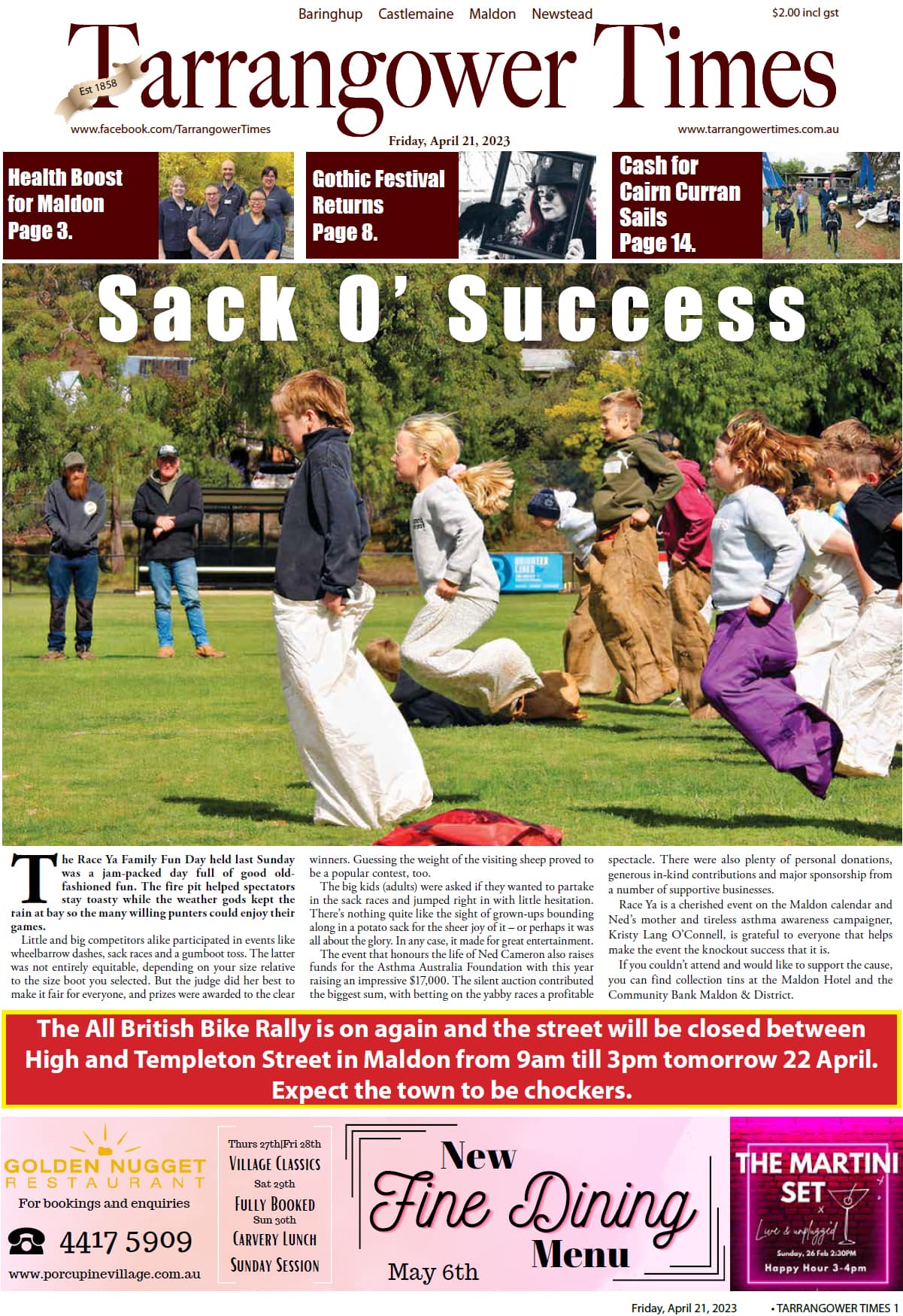 Tarrangower Times 21 April 2023
