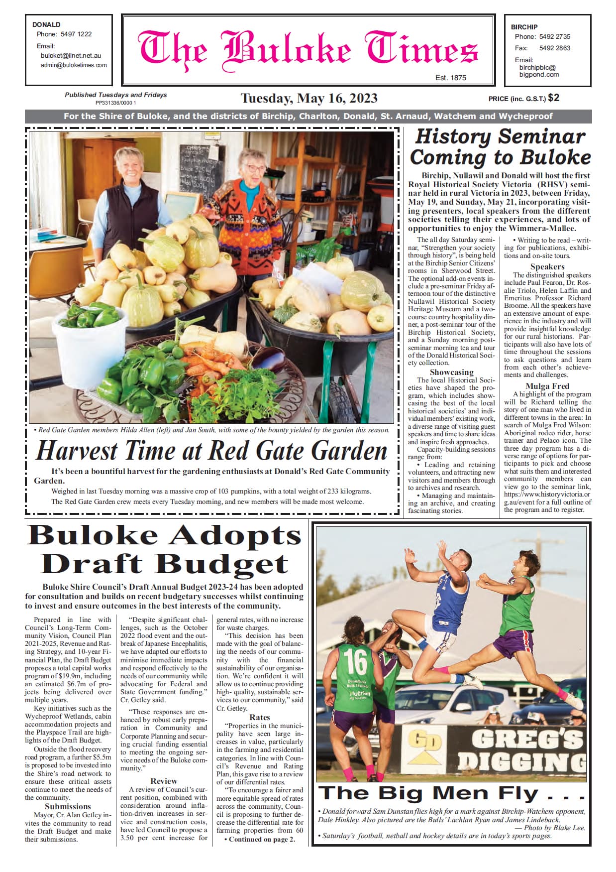 The Buloke Times 16 May 2023