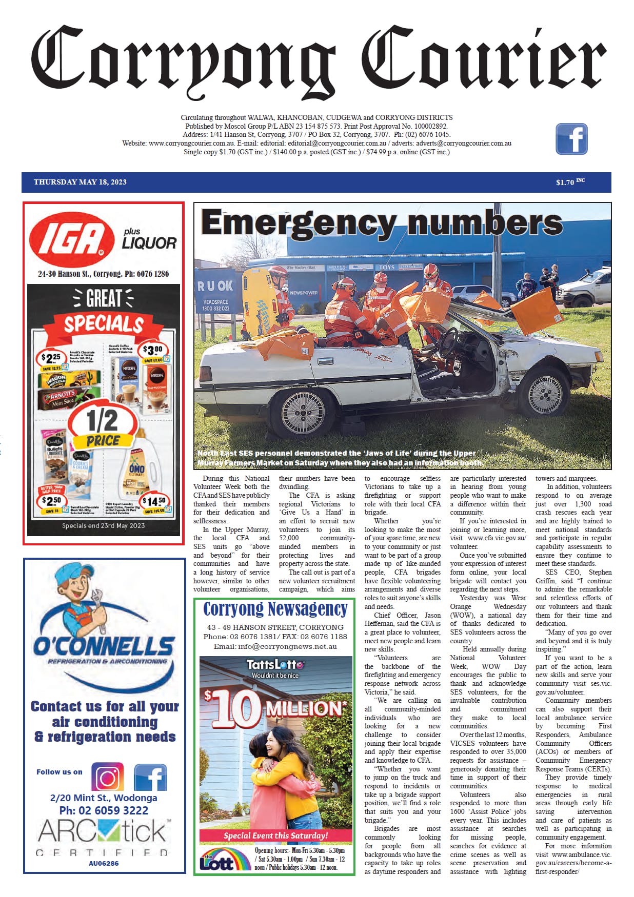 Corryong Courier 18 May 2023