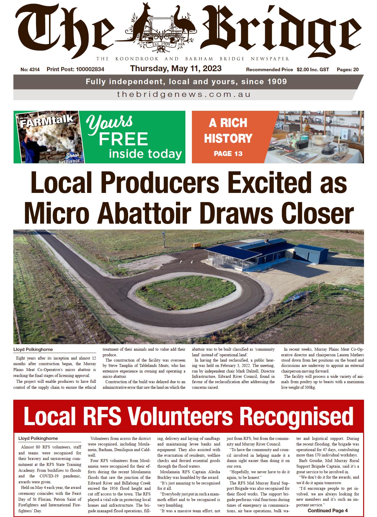 The Koondrook and Barham Bridge Newspaper 11 May 2023