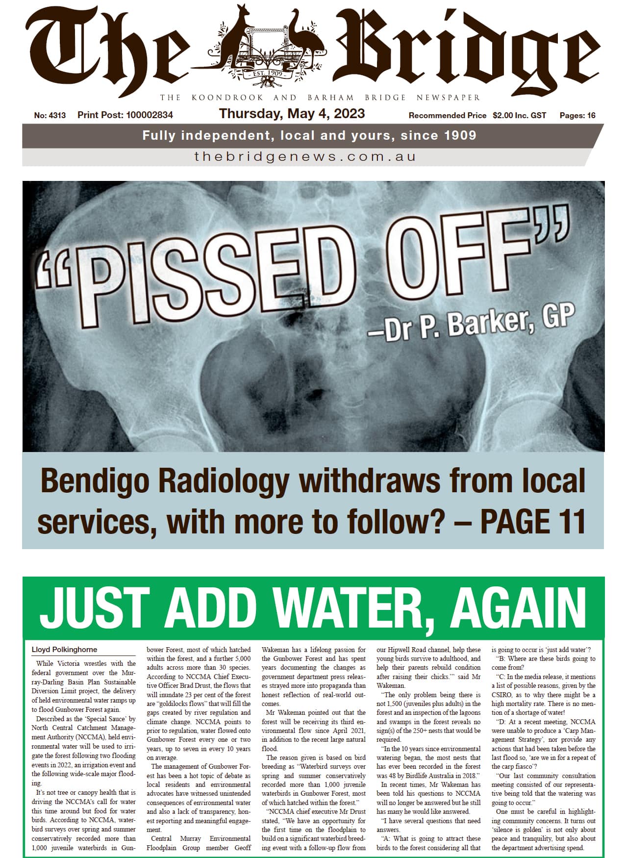 The Koondrook and Barham Bridge Newspaper 4 May 2023