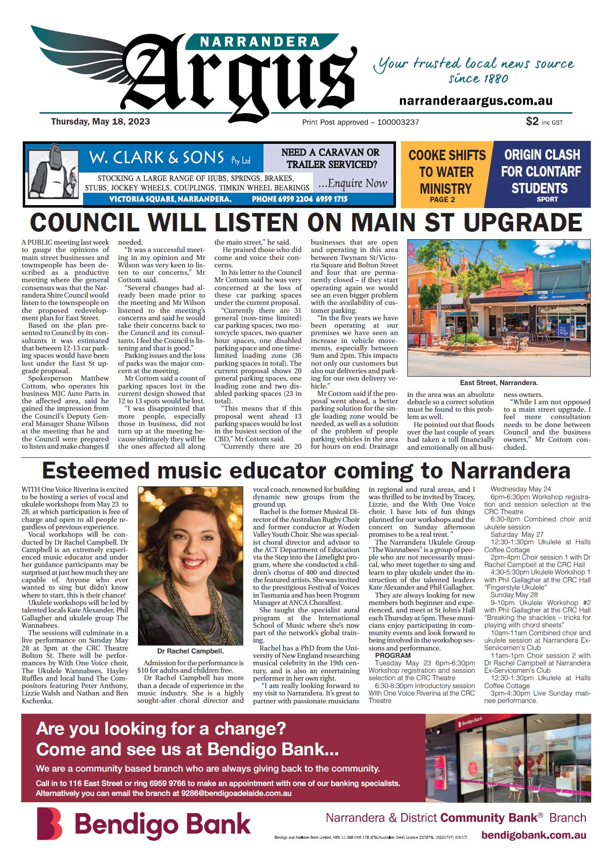 Narrandera Argus 18 May 2023