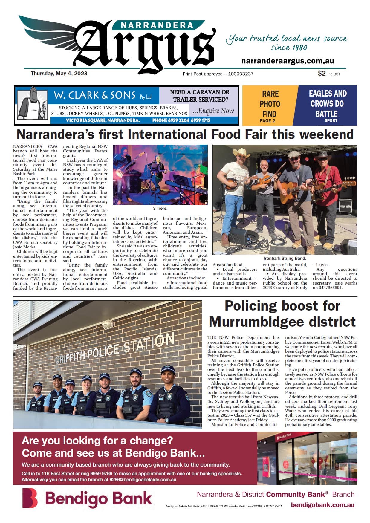 Narrandera Argus 4 May 2023