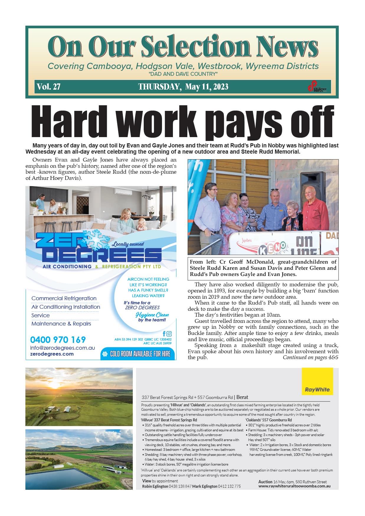 On Our Selection News 11 May 2023