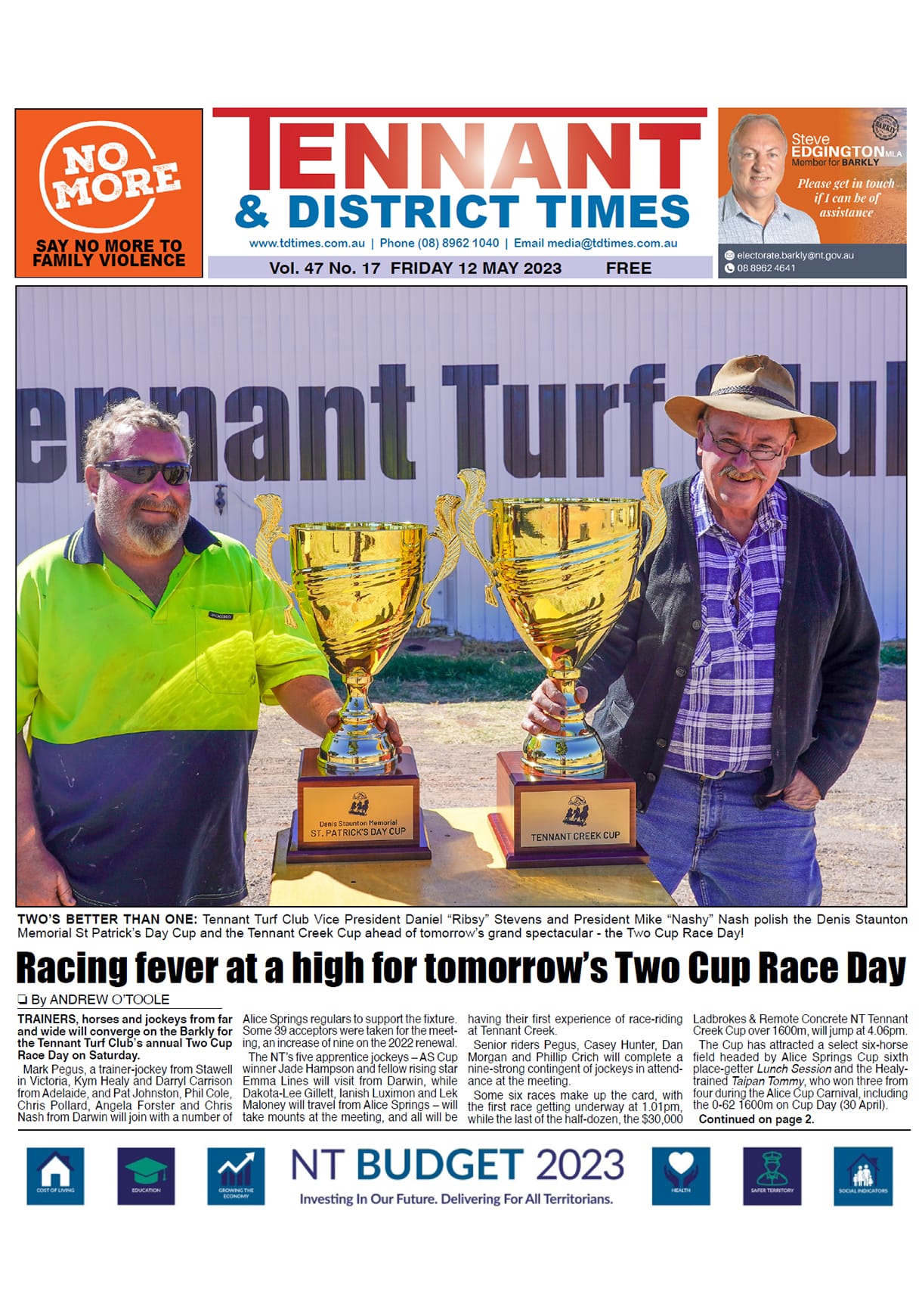 Tennant & District Times 12 May 2023