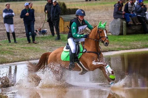 Tasmanian on tour Chloe Daun and PEC Barindale Grandeur. Picture: PYT Equine Photography