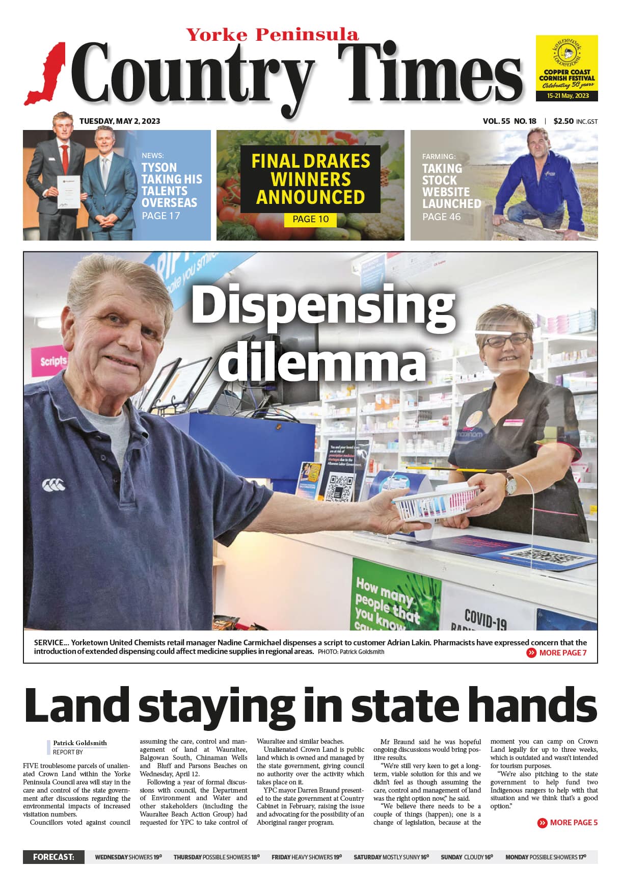 Yorke Peninsula Country Times 2 May 2023