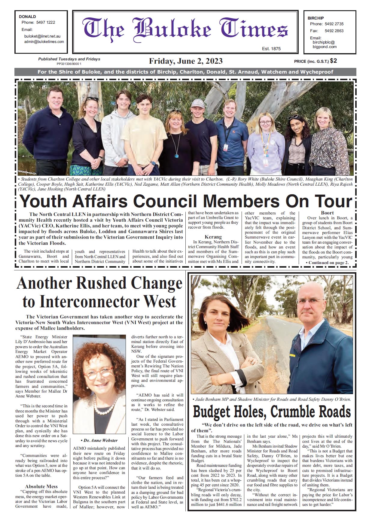 The Buloke Times 2 June 2023