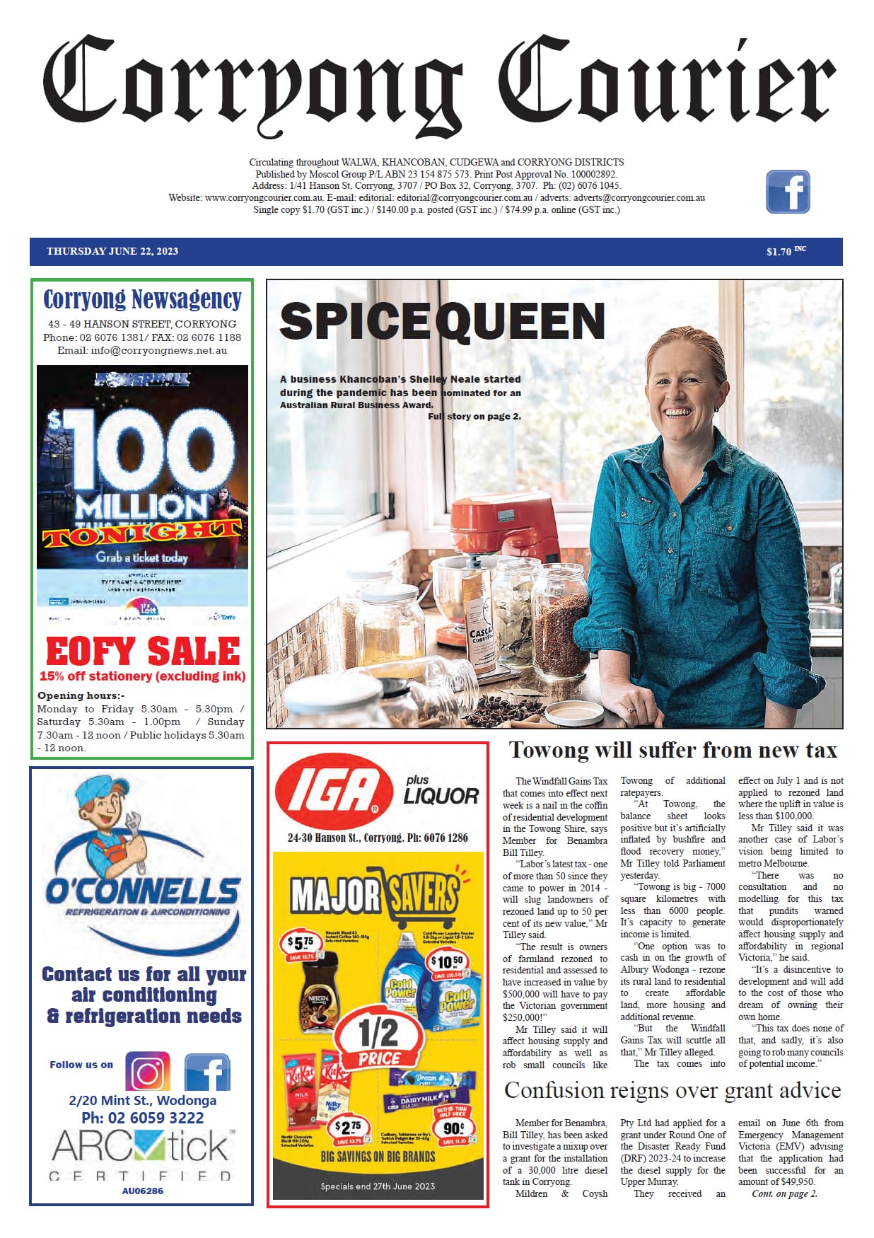 Corryong Courier 22 June 2023