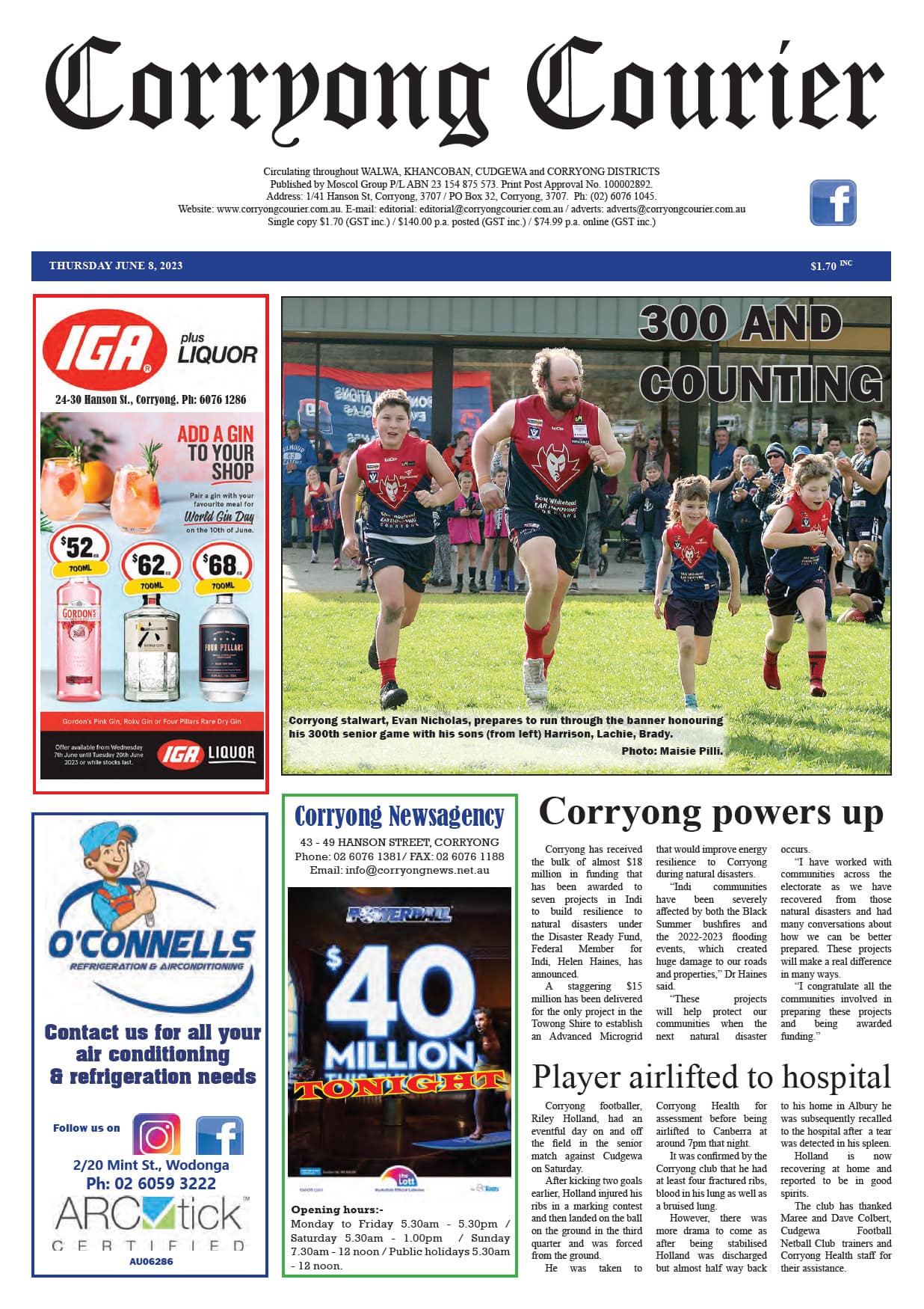 Corryong Courier 8 June 2023