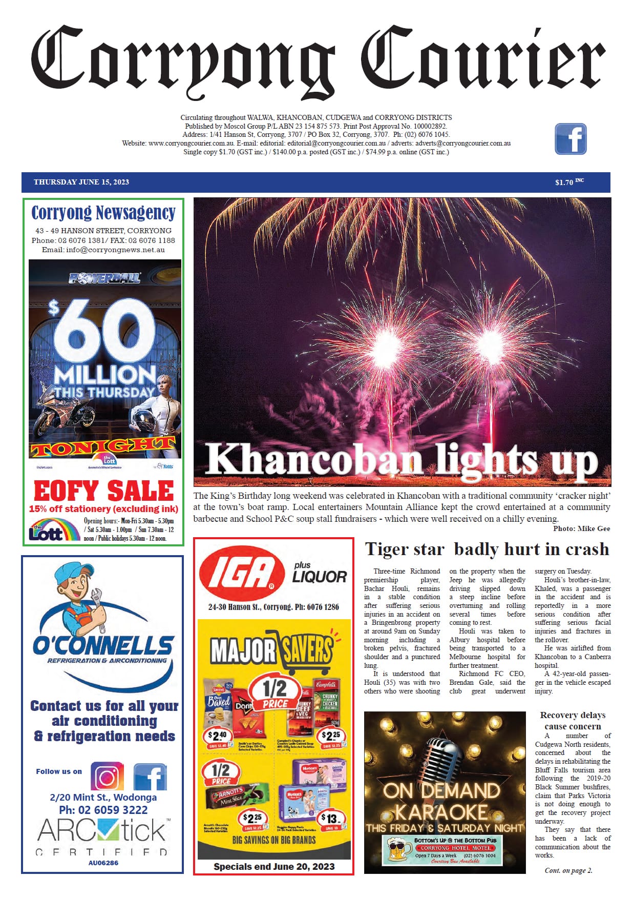 Corryong Courier 15 June 2023