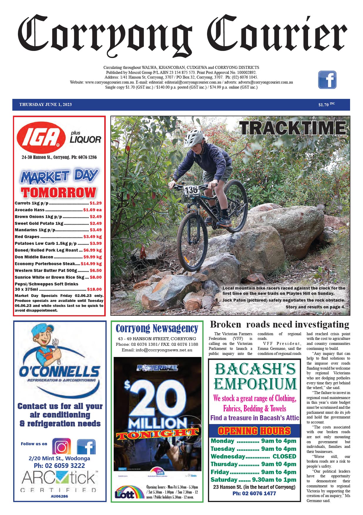 Corryong Courier 1 June 2023