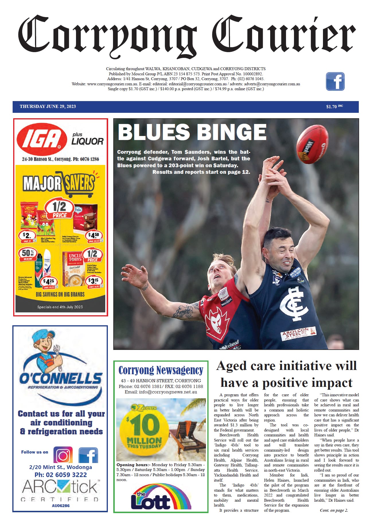 Corryong Courier 29 June 2023