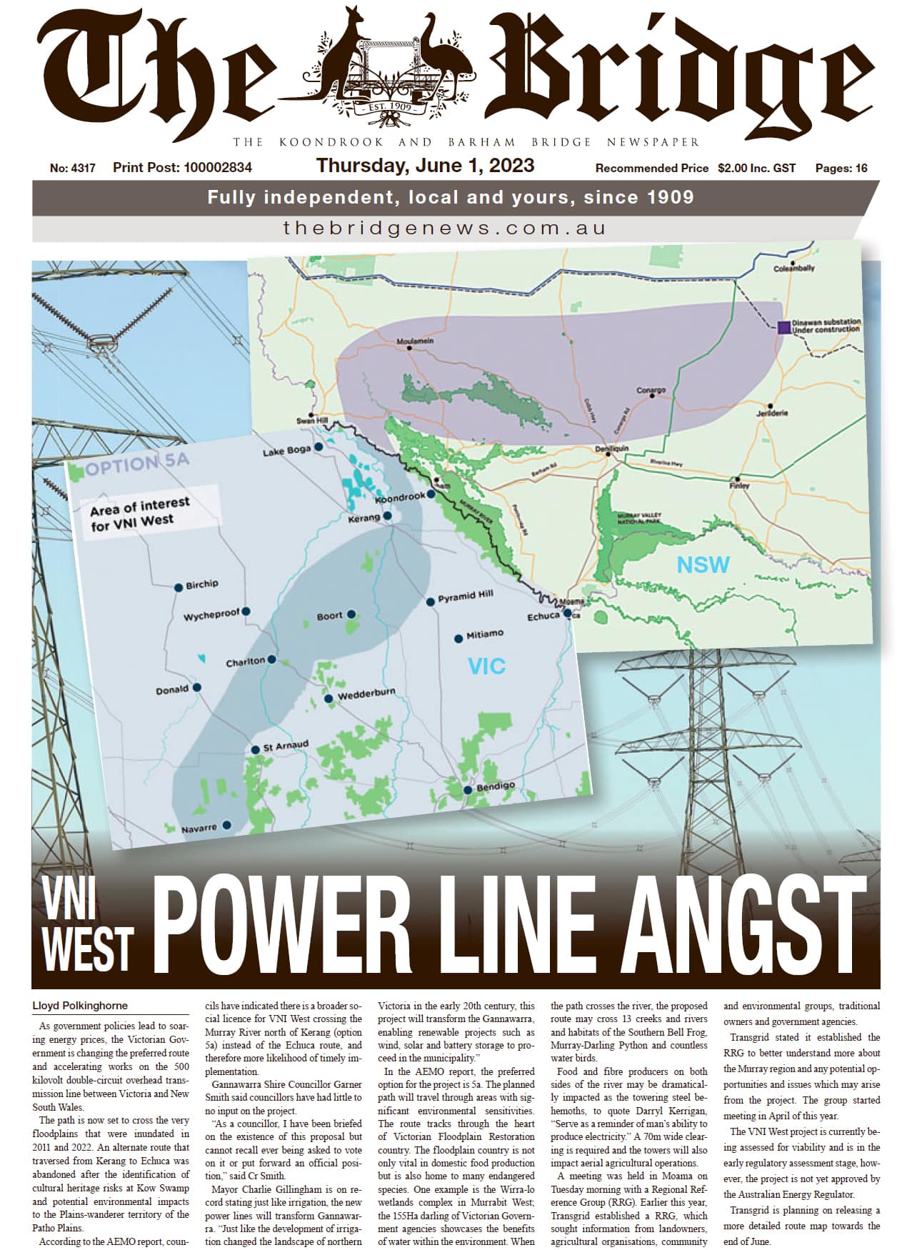 The Koondrook and Barham Bridge Newspaper, 1 June 2023