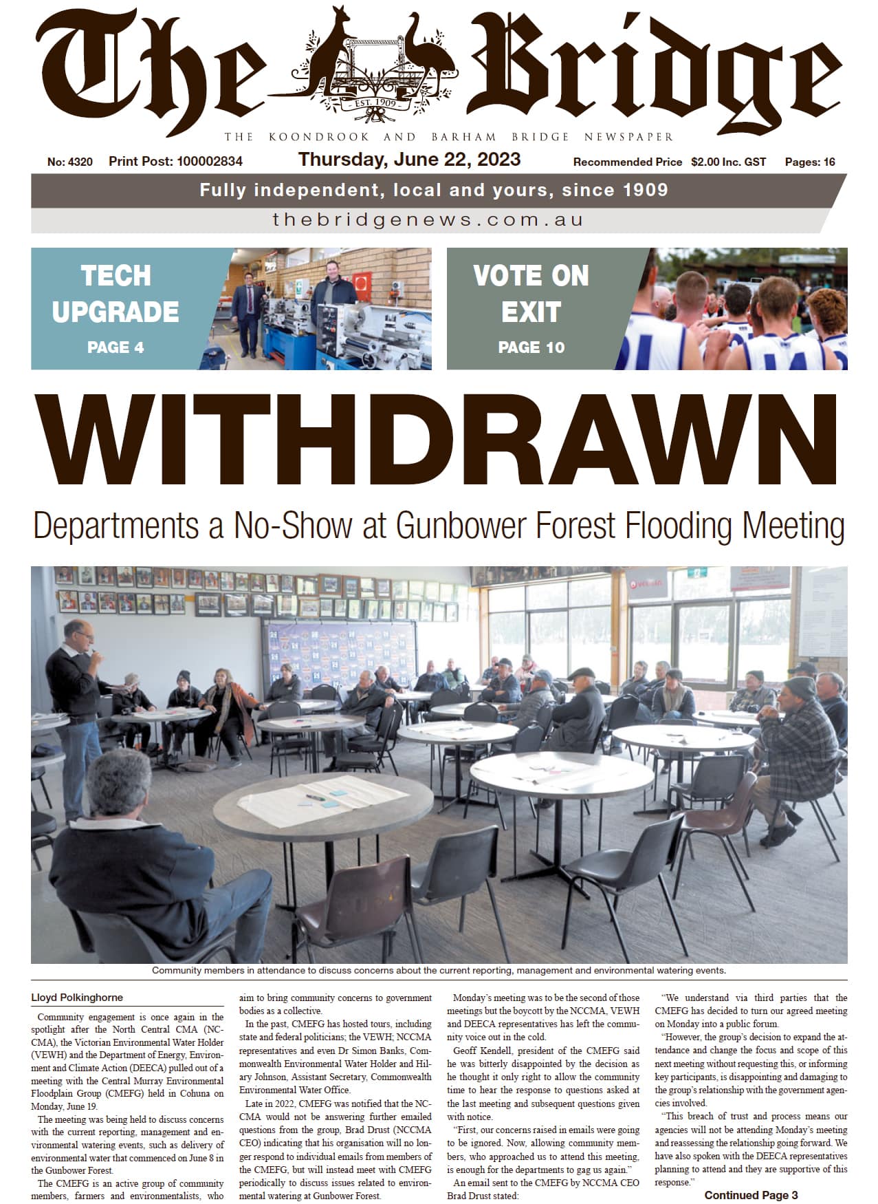 The Koondrook and Barham Bridge Newspaper 2023