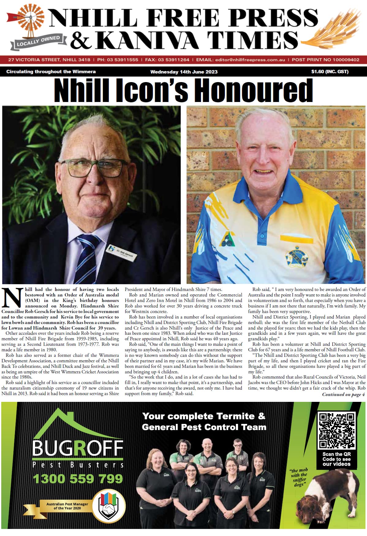 Nhill Free Press & Kaniva Times 14 June 2023