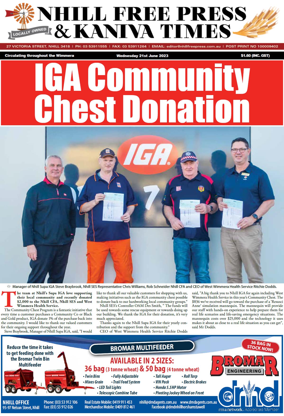Nhill Free Press & Kaniva Times, 21 June 2023