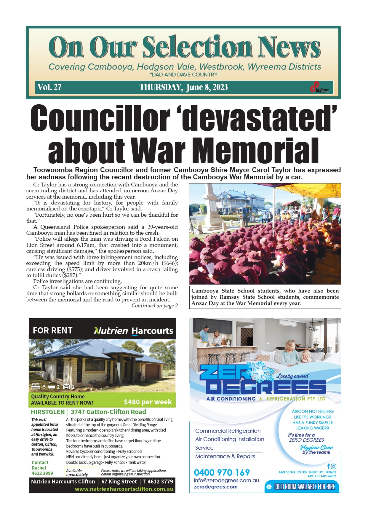 On Our Selection News 8 June 2023
