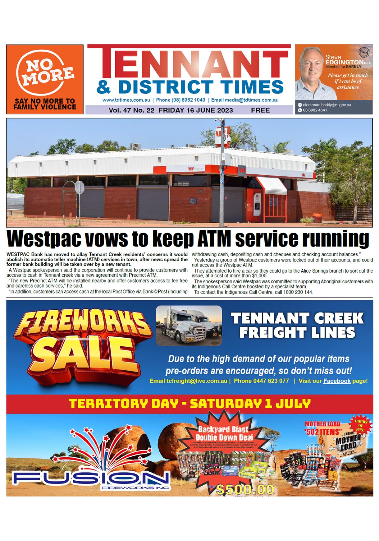 Tennant & District Times 16 June 2023