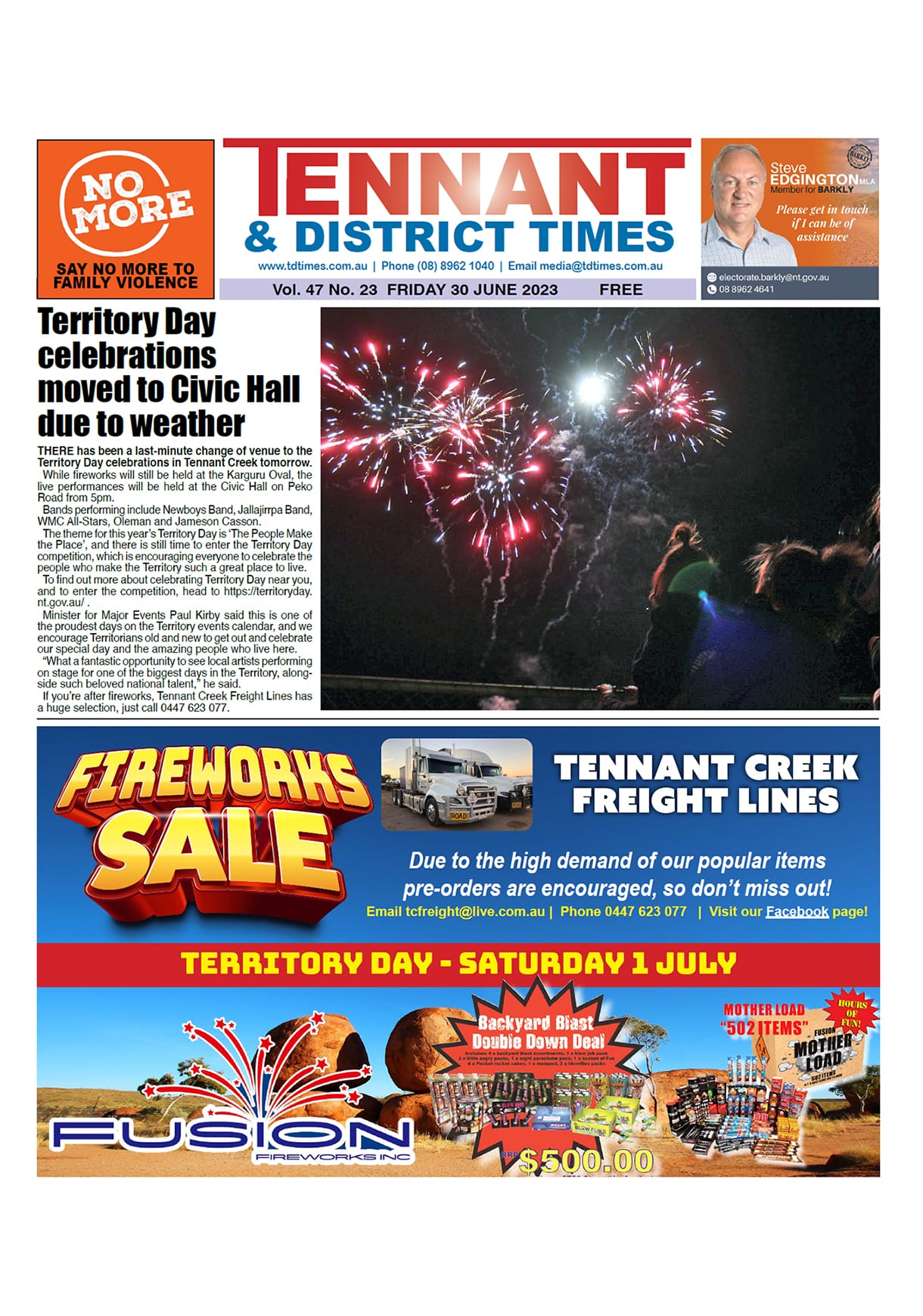 Tennant & District Times 30 June 2023