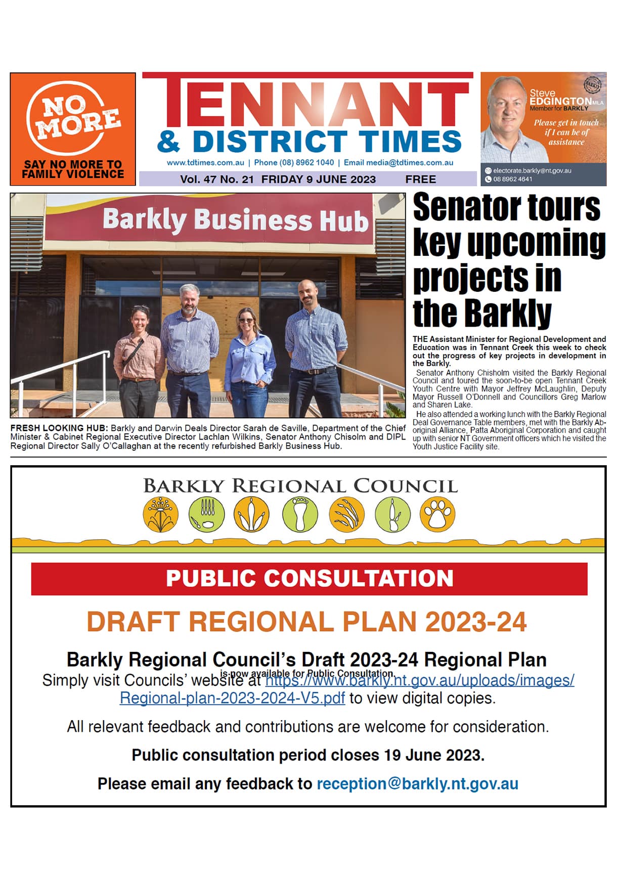 Tennant & District Times 9 June 2023