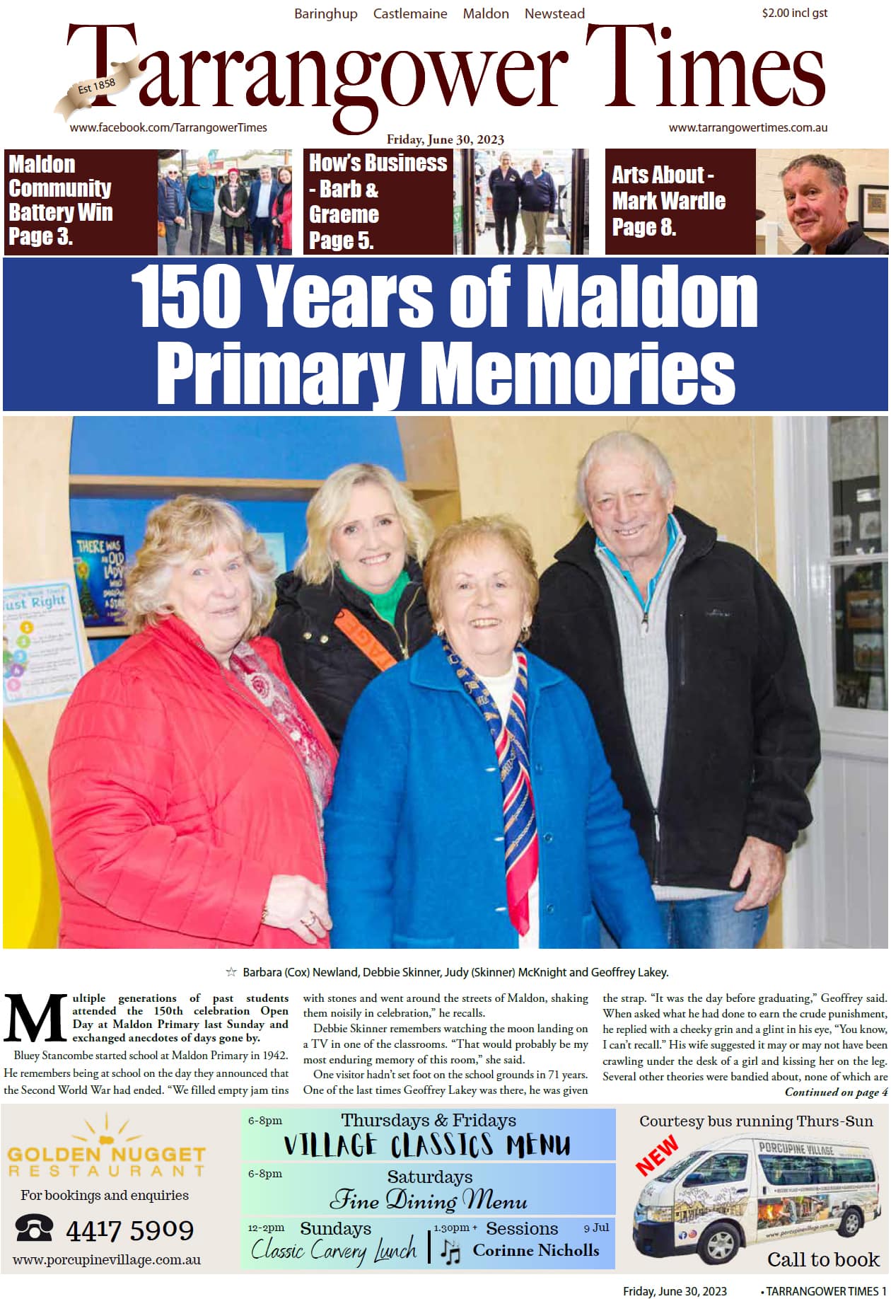 Tarrangower Times 30 June 2023