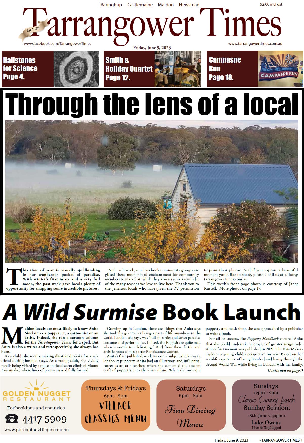 Tarrangower Times 9 June 2023