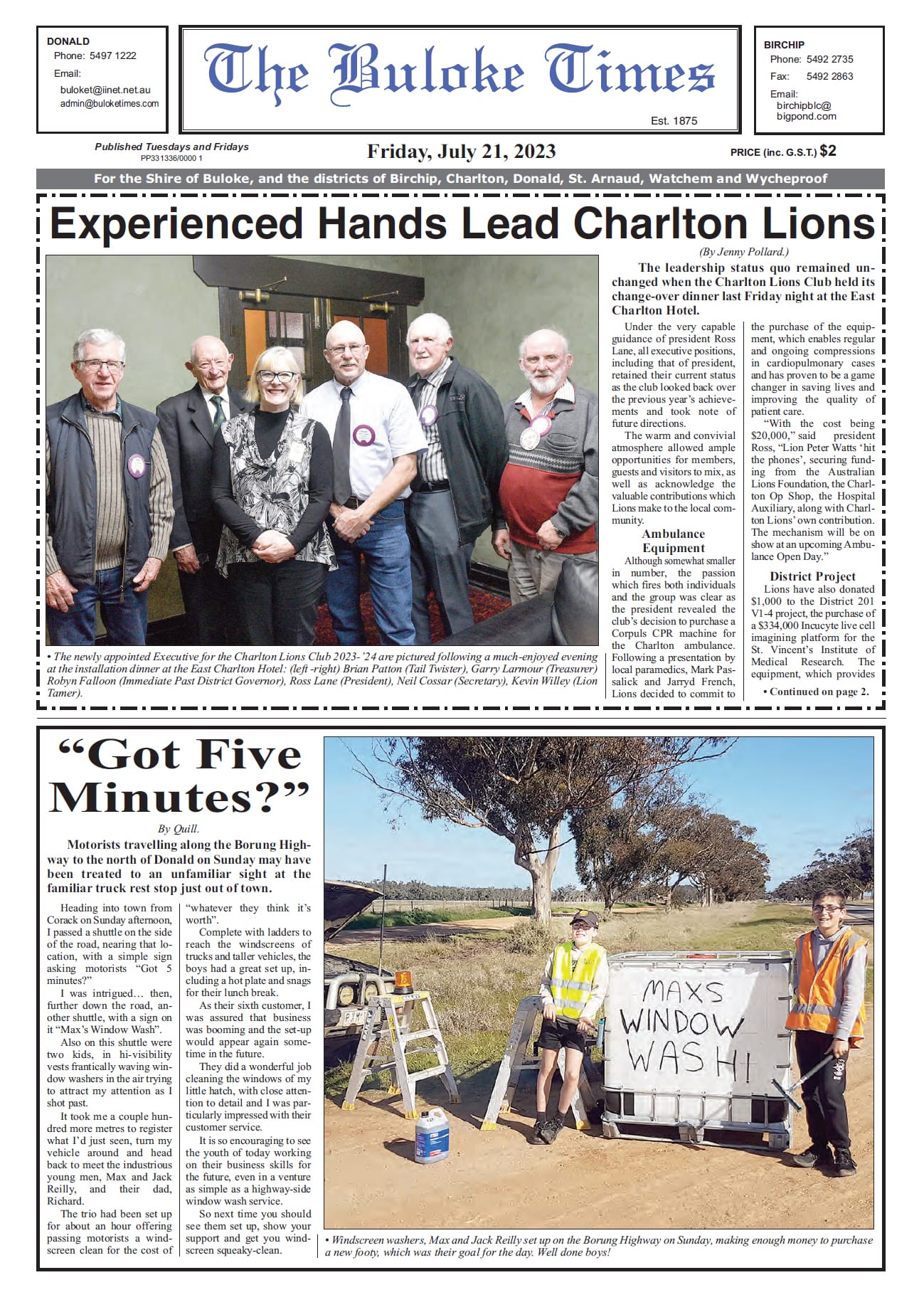The Buloke Times 21 July 2023