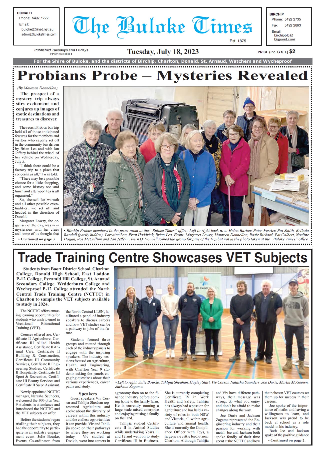 The Buloke Times 18 July 2023