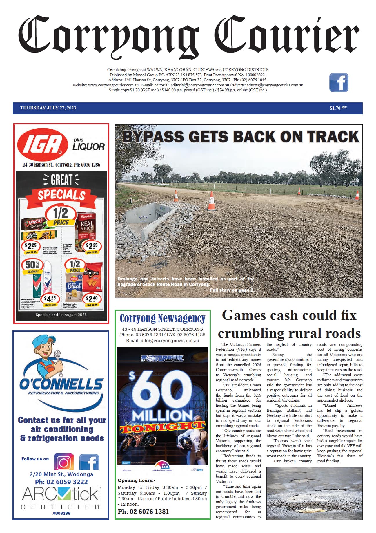 Corryong Courier, 27 July 2023
