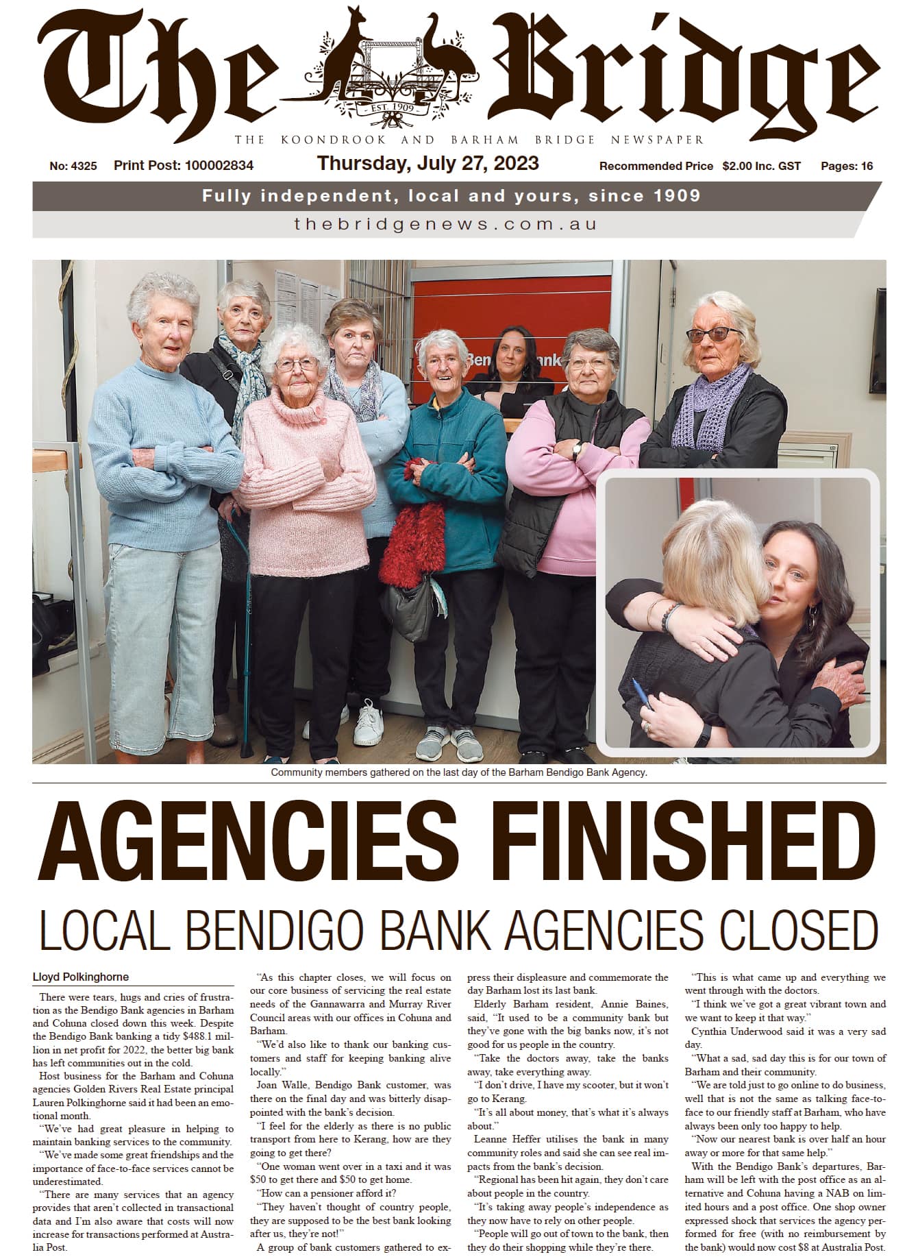 The Koondrook and Barham Bridge Newspaper 27 July 2023