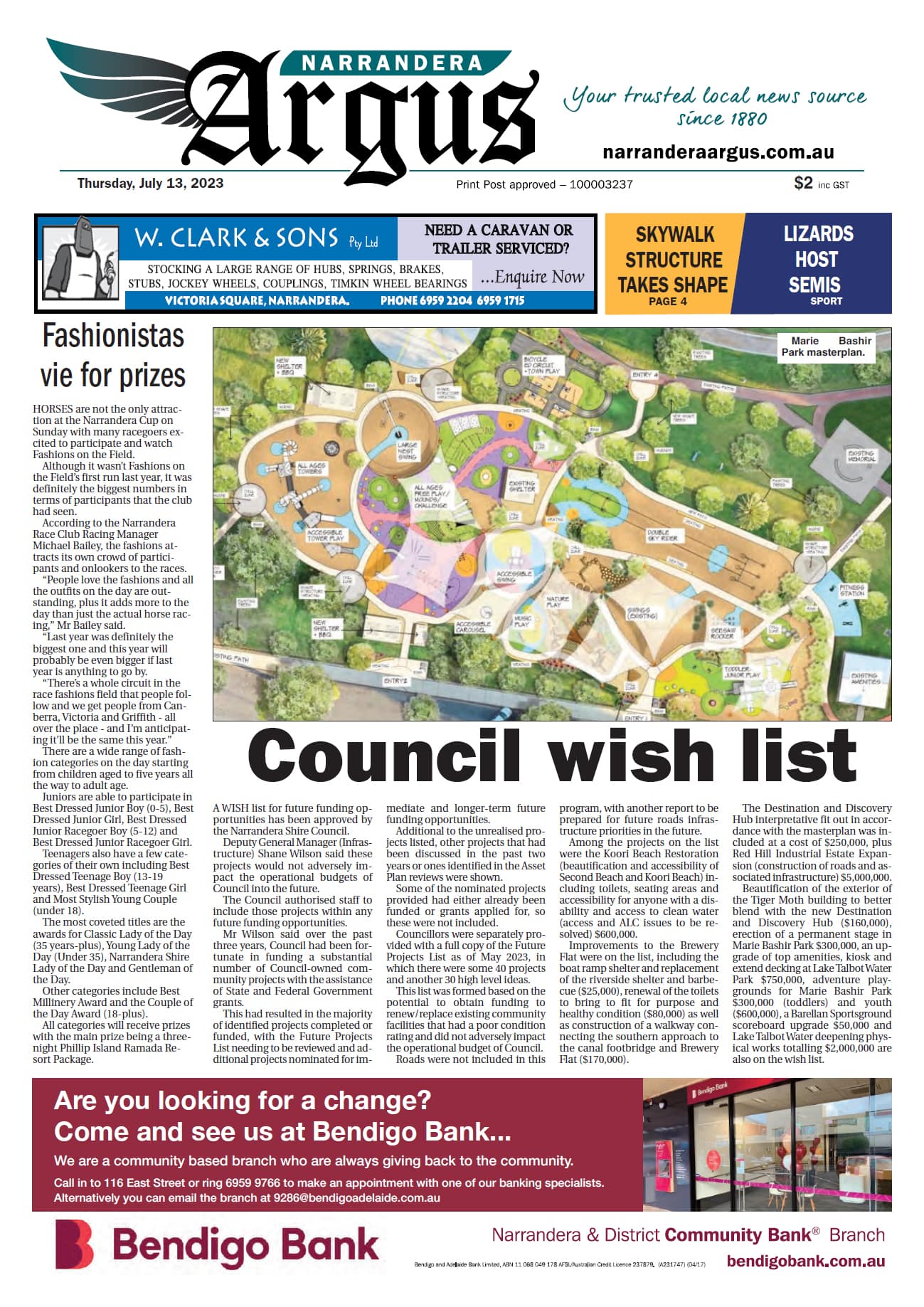 Narrandera Argus 13 July 2023