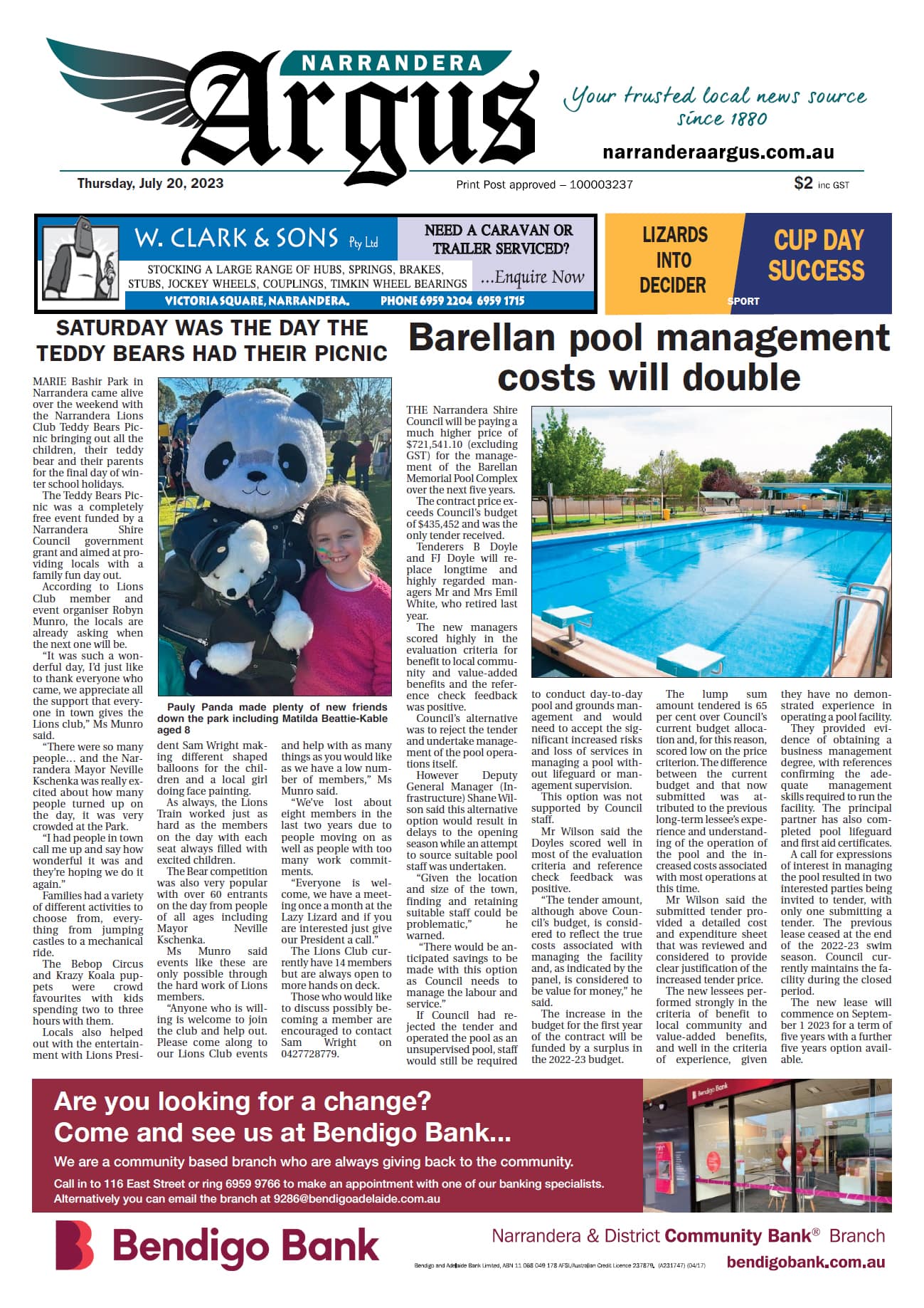 Narrandera Argus 20 July 2023