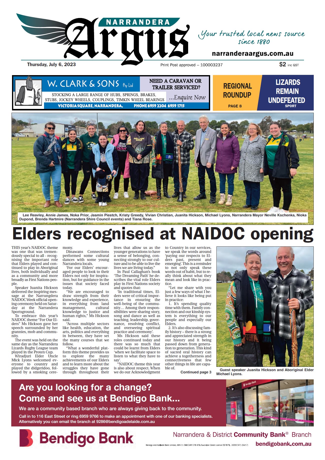 Narrandera Argus, 6 July 2023