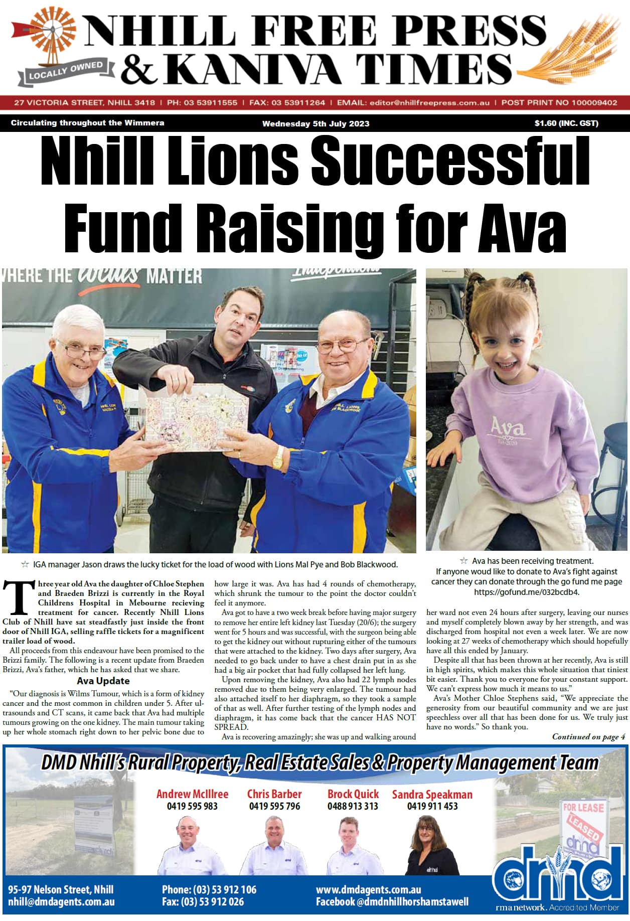 Nhill Free Press & Kaniva Times 5 July 2023