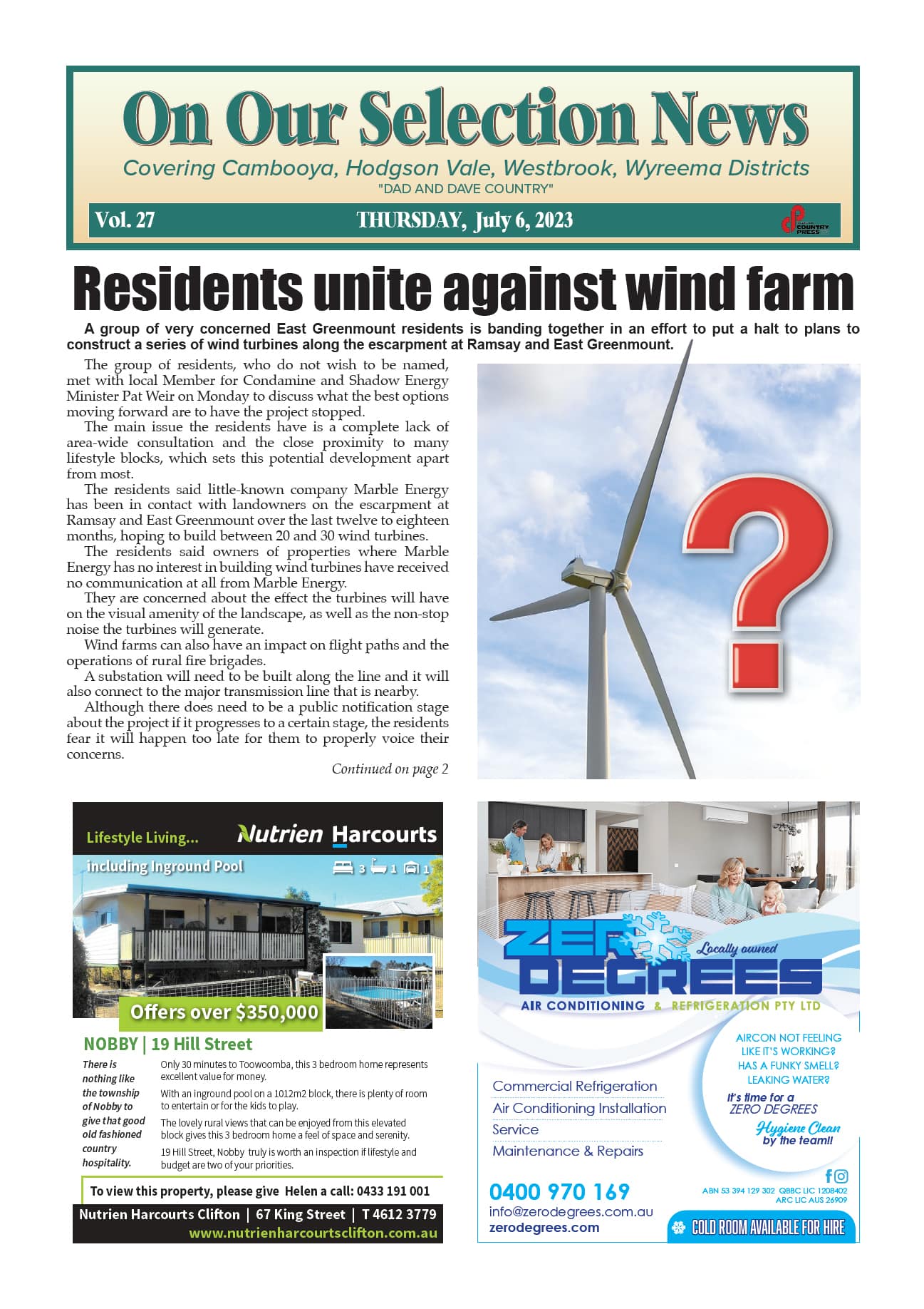 On Our Selection News 6 July 2023