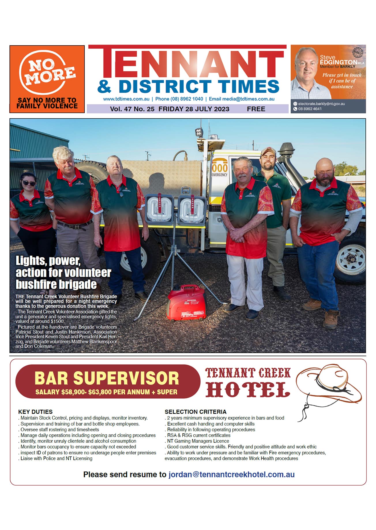 Tennant & District Times 28 July 2023