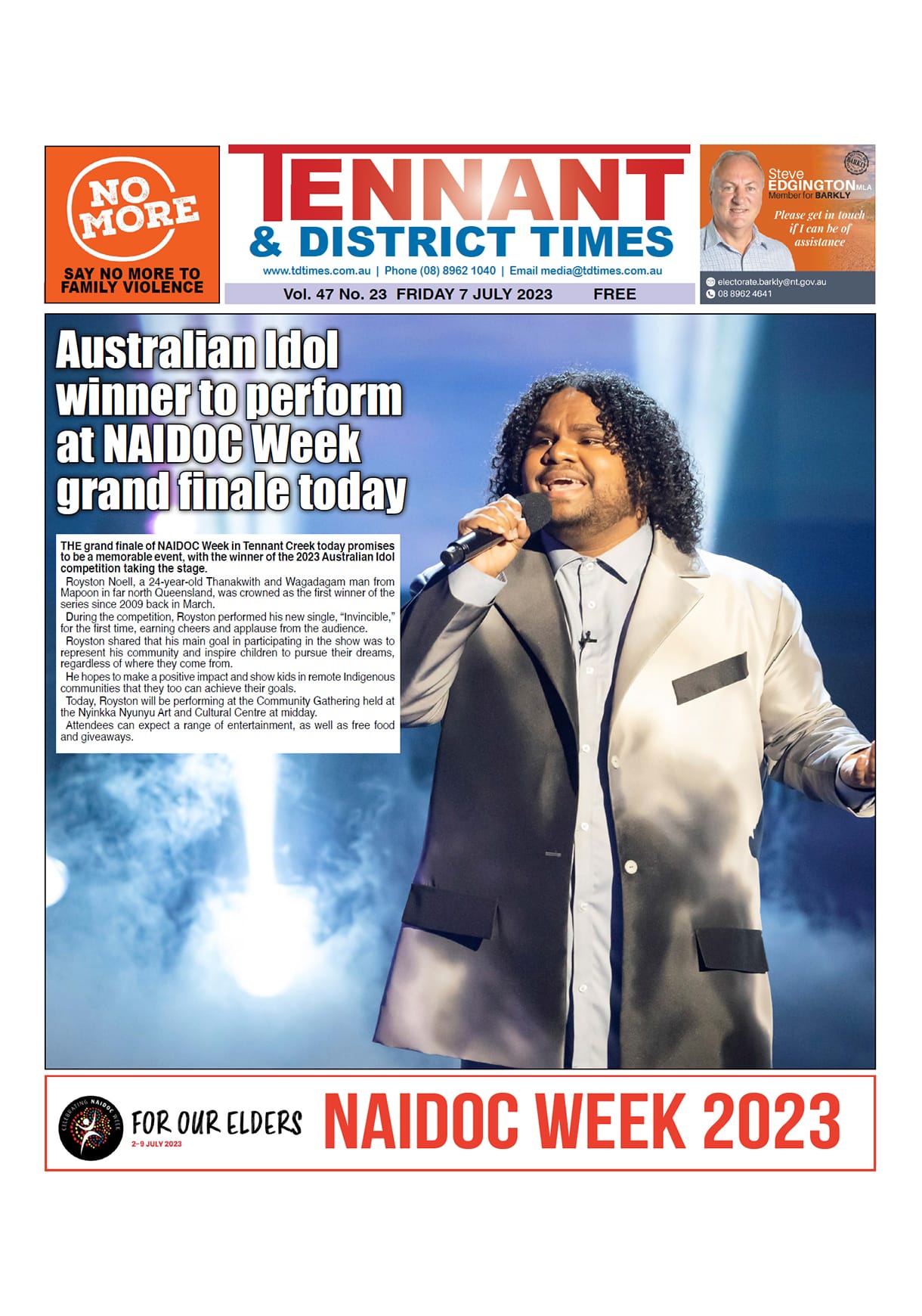Tennant & District Times 7 July 2023