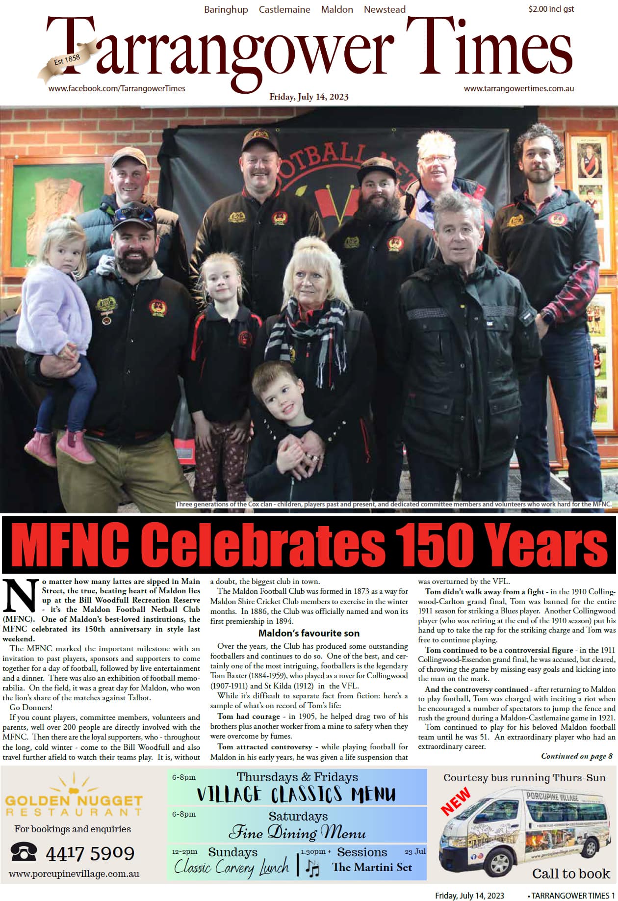 Tarrangower Times 14 July 2023