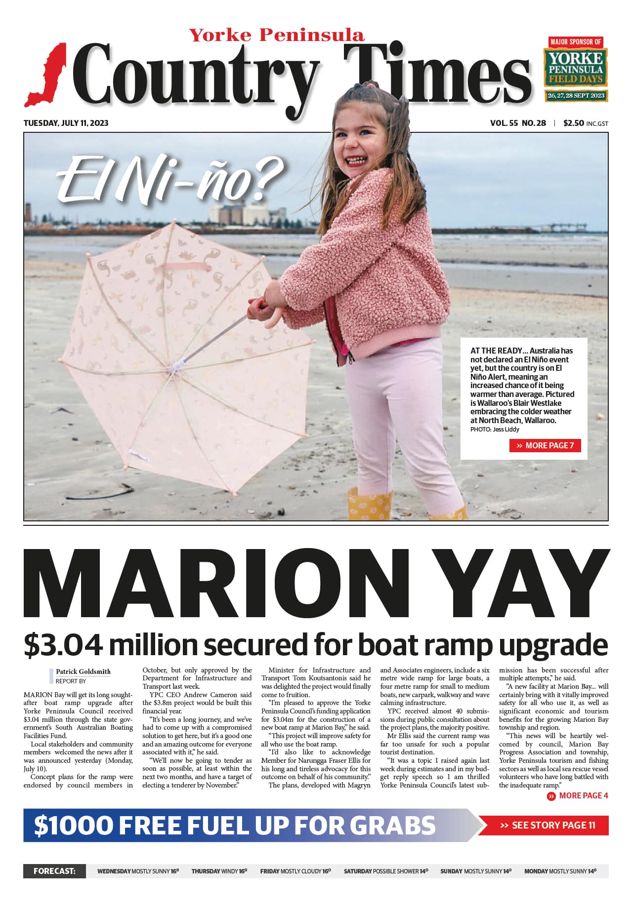 Yorke Peninsula Country Times 11 July 2023